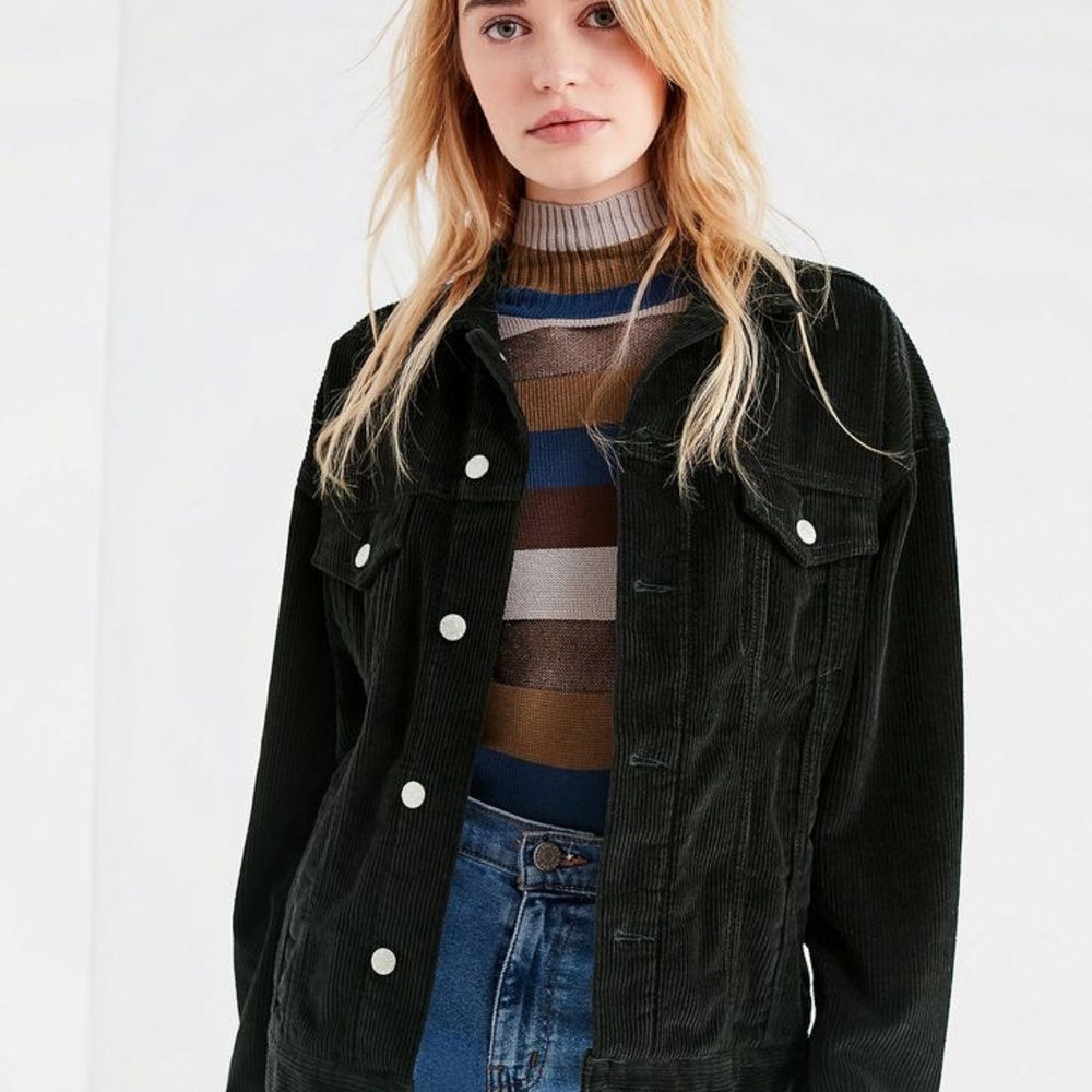 NWT UO BDG Jana Wide Wale Corduroy Trucker Jacket